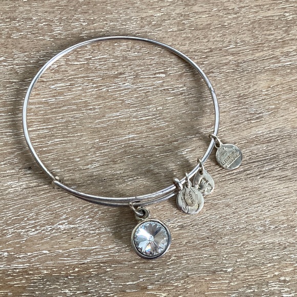 Alex and Ani Bracelet - April Birthstone, Crystal (+) Energy - Picture 1 of 2
